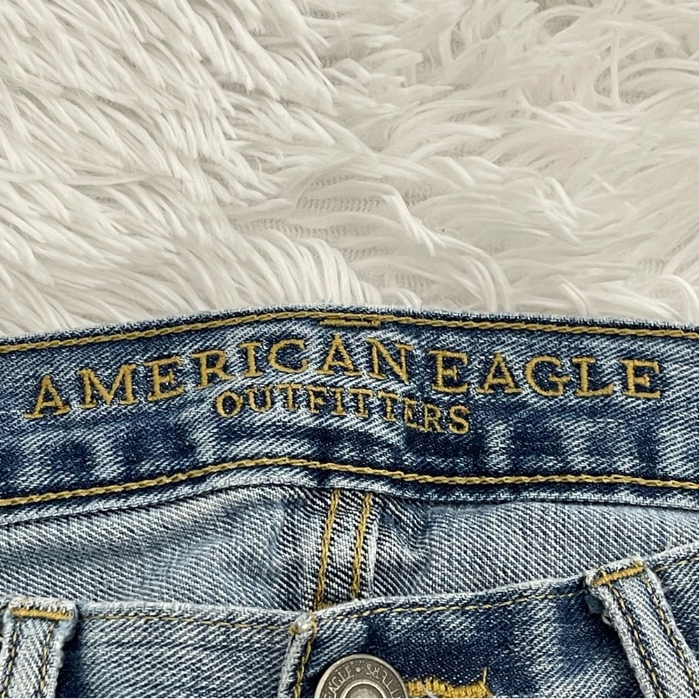 AMERICAN EAGLE MENS JEANS SLIM STRAIGHT DISTRESSED SIZE 30/32. GOOD COND… - Picture 6 of 8